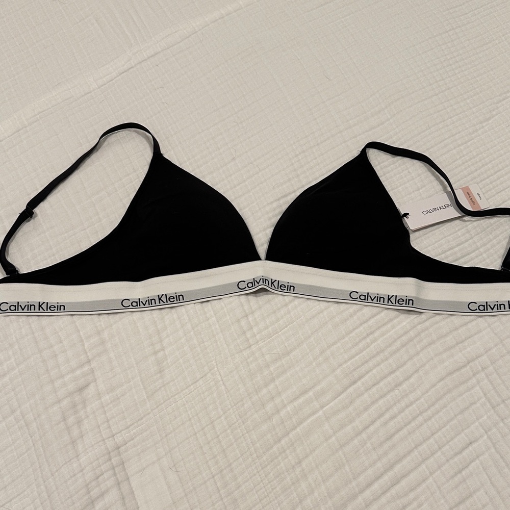 Calvin Klein Black and White Bralette